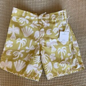 Seaseta Surf Yellow Patterned Shorts